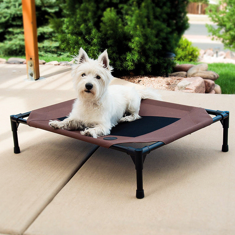 Pet bed dog moisture-proof removable washable stack dog bed Oxford cloth camp bed - LukkyDeals