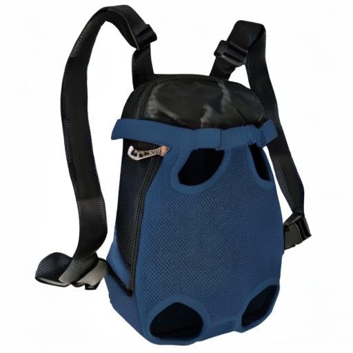 FEimaX Dog Carrier Backpack Pet Legs Out Front Cat Travel Bag, Adjustable Puppy Backpacks Carriers Hands-Free for Small Medium Dogs Cats Hiking Traveling Camping Daily Walking (Small, Black) LukkyDeals