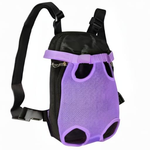 FEimaX Dog Carrier Backpack Pet Legs Out Front Cat Travel Bag, Adjustable Puppy Backpacks Carriers Hands-Free for Small Medium Dogs Cats Hiking Traveling Camping Daily Walking (Small, Black) LukkyDeals