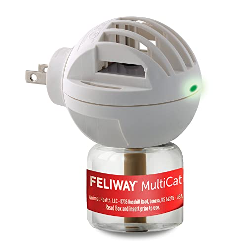 FELIWAY MultiCat Calming Pheromone Diffuser, 30 Day Starter Kit (48 mL) LukkyDeals