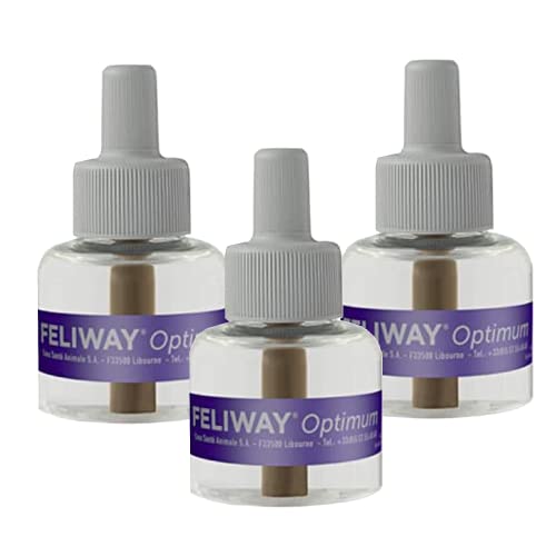 FELIWAY® Optimum 30 Day Cat Calming Refill for Pheromone Diffuser, 48ml - Helps Reduce Common Signs of Stress in Cats & Kittens, No. 1 Vet Recommended Brand, Enhanced Calming LukkyDeals