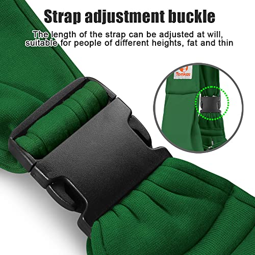 Tomkas Small Dog Sling Carrier - Adjustable Strap & Zip Pocket - Suitable for Puppies (Black) LukkyDeals