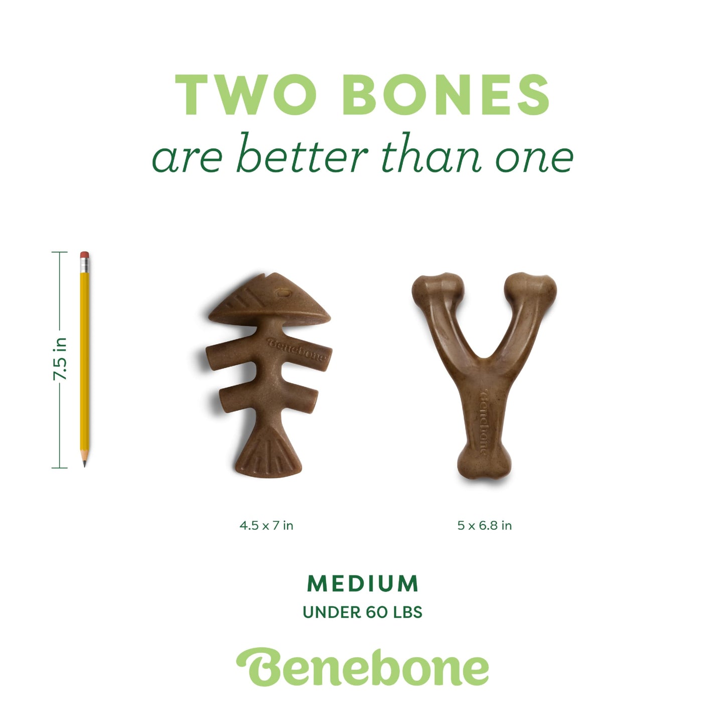 Benebone Medium 4-Pack Dog Chew Toys LukkyDeals