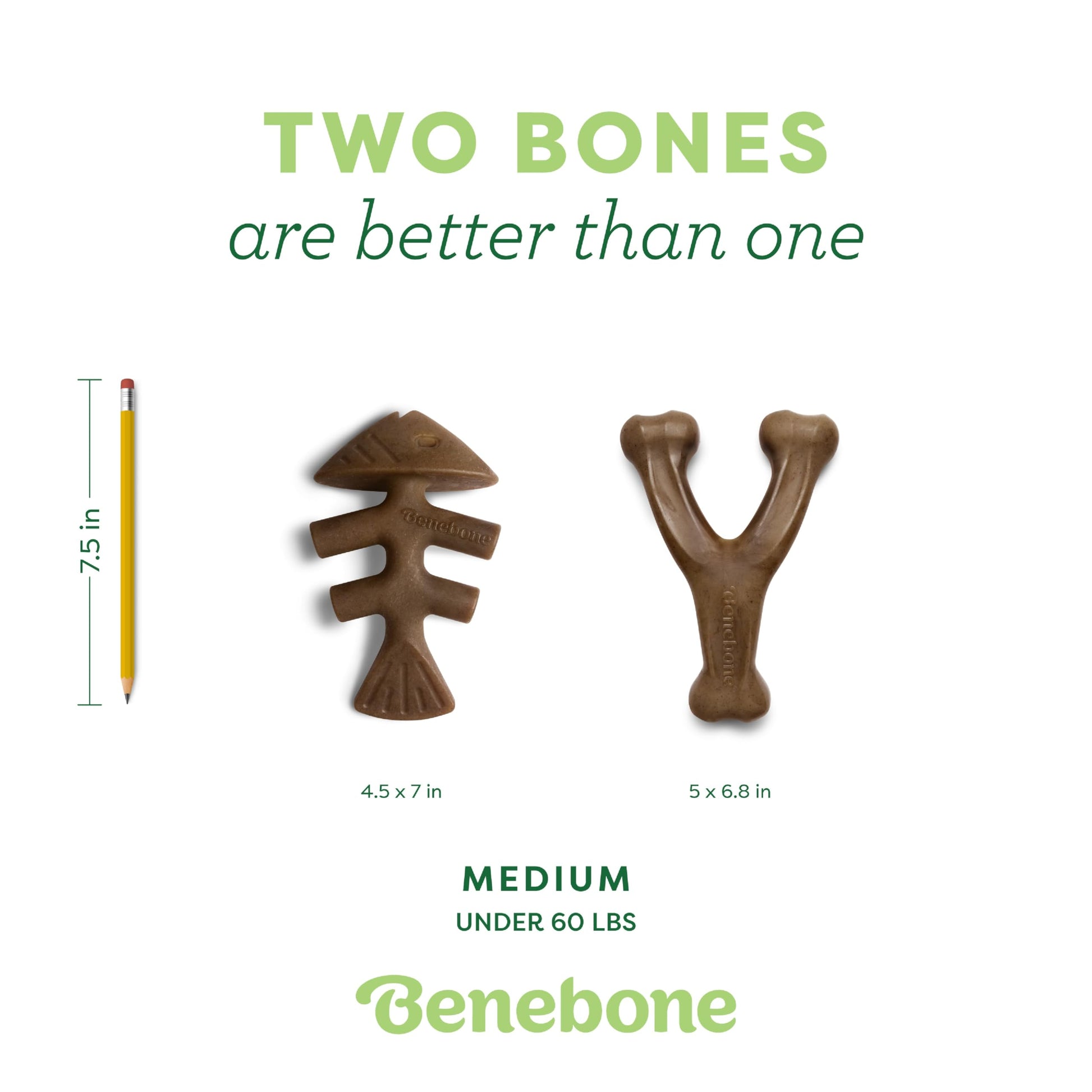 Benebone Medium 4-Pack Dog Chew Toys LukkyDeals