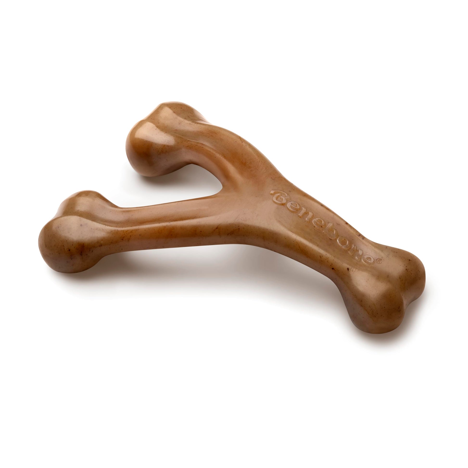 Benebone Wishbone Durable Dog Chew Toy for Aggressive Chewers, Real Bacon, Made in USA, Medium LukkyDeals