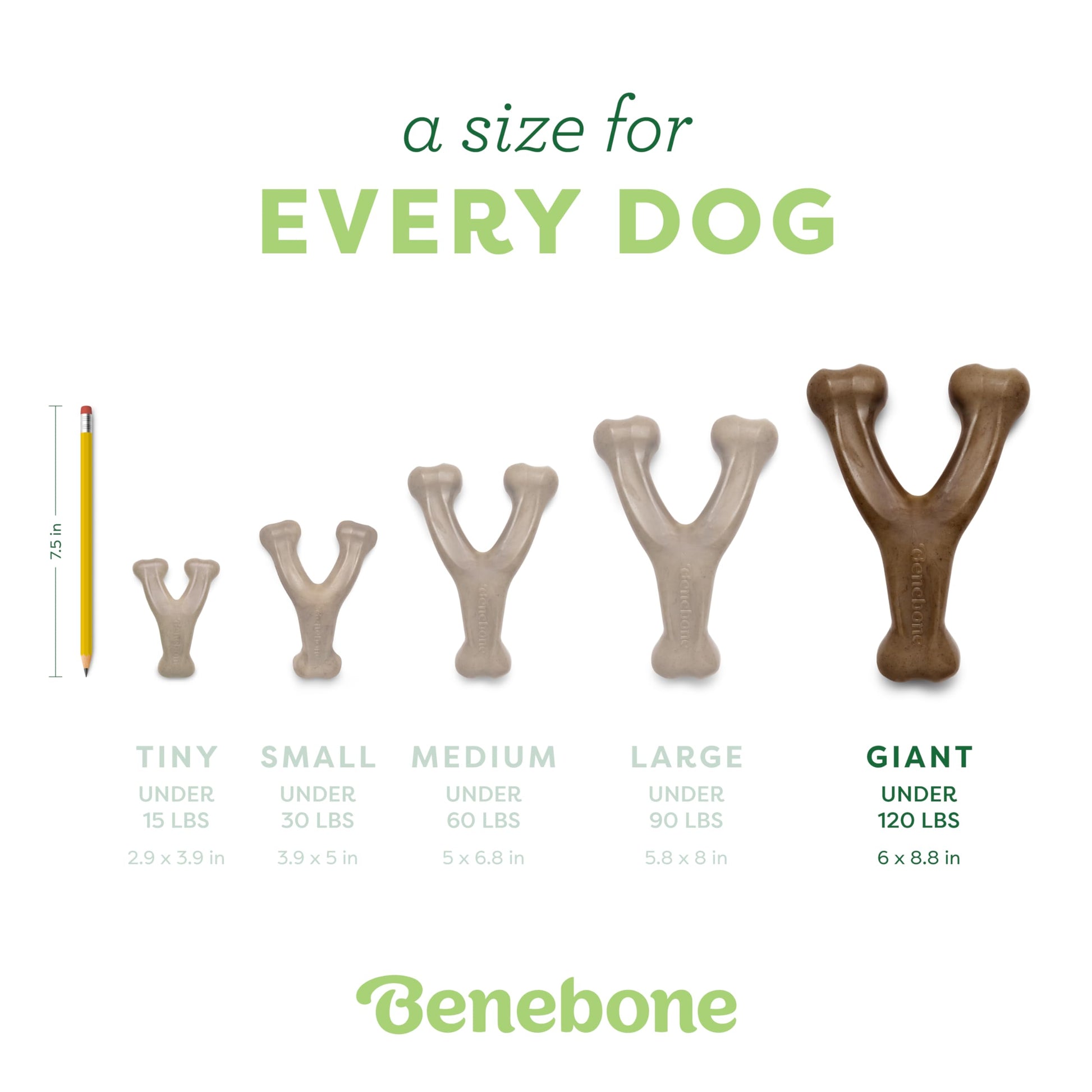 Benebone Wishbone Durable Dog Chew Toy for Aggressive Chewers, Real Bacon, Made in USA, Medium LukkyDeals