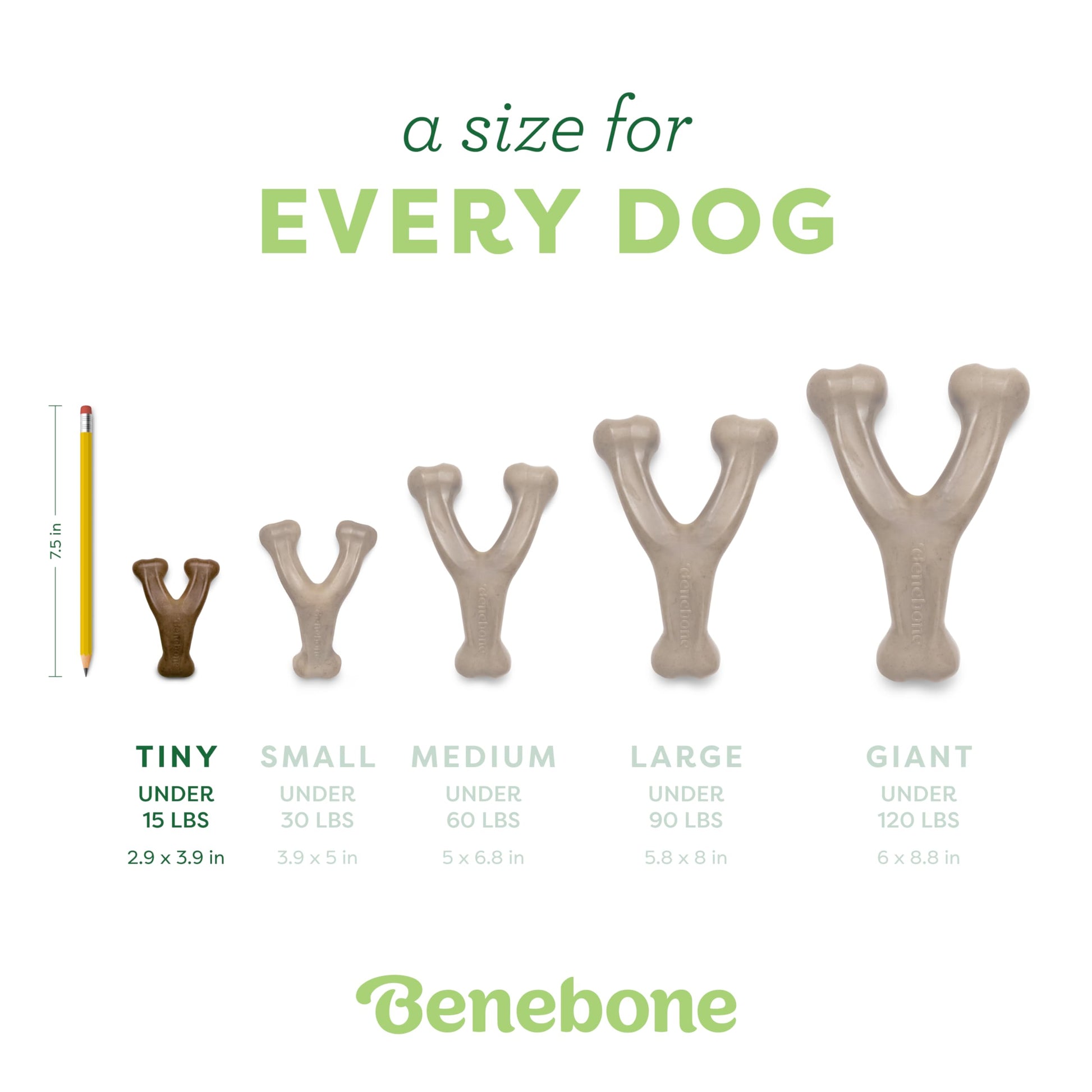 Benebone Wishbone Durable Dog Chew Toy for Aggressive Chewers, Real Bacon, Made in USA, Medium LukkyDeals