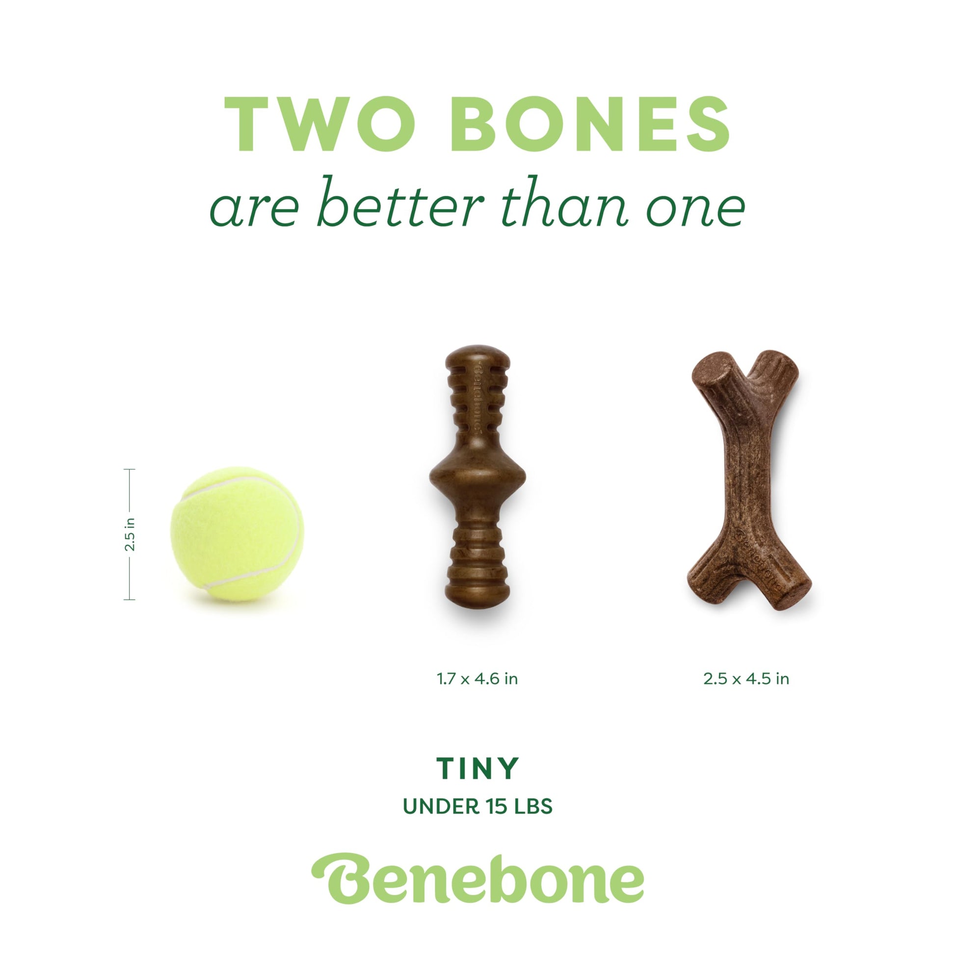 Benebone Medium 4-Pack Dog Chew Toys LukkyDeals