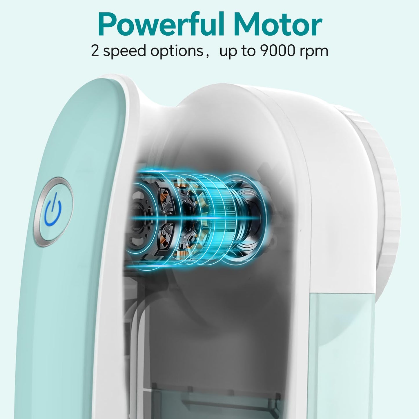 BEAUTURAL Fabric Shaver and Lint Remover, Sweater Defuzzer with 2-Speeds, 2 Replaceable Stainless Steel Blades, Battery Operated, Remove Clothes Fuzz, Lint Balls, Pills, Bobbles Gray LukkyDeals