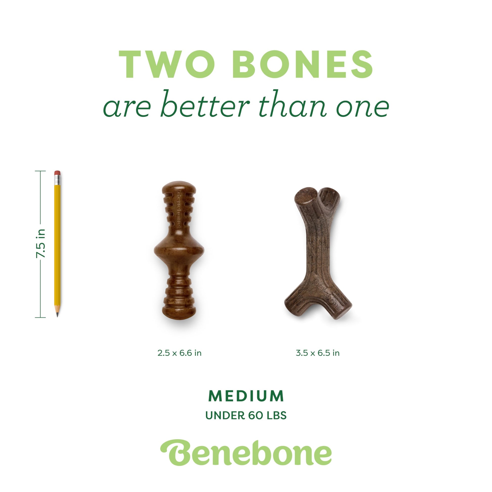 Benebone Medium 4-Pack Dog Chew Toys LukkyDeals