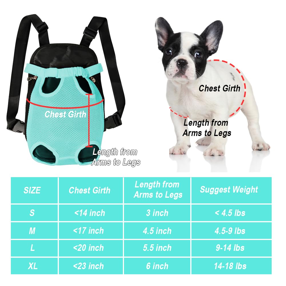 FEimaX Dog Carrier Backpack Pet Legs Out Front Cat Travel Bag, Adjustable Puppy Backpacks Carriers Hands-Free for Small Medium Dogs Cats Hiking Traveling Camping Daily Walking (Small, Black) LukkyDeals