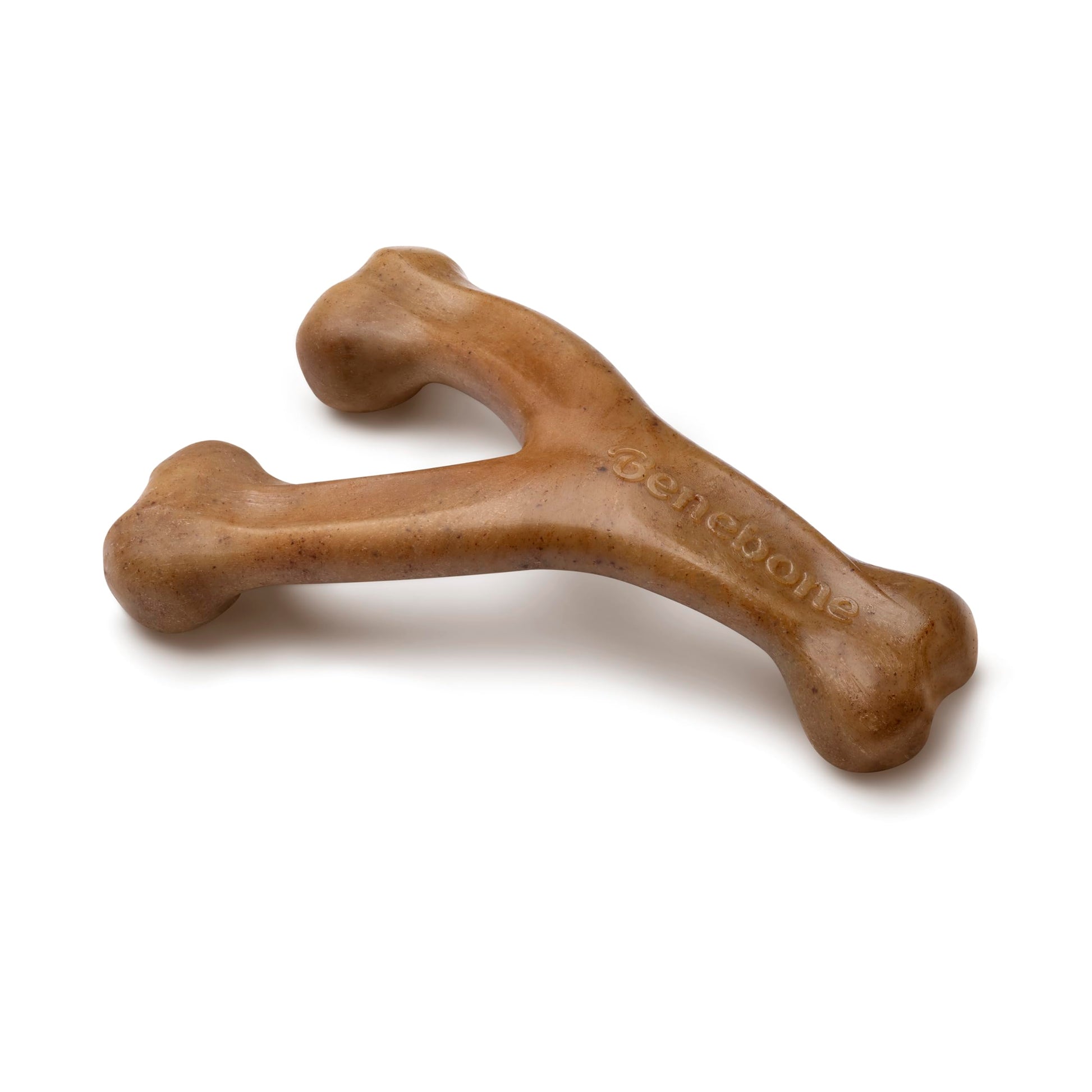 Benebone Wishbone Durable Dog Chew Toy for Aggressive Chewers, Real Bacon, Made in USA, Medium LukkyDeals