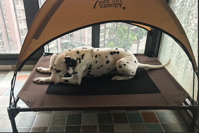 Pet bed dog moisture-proof removable washable stack dog bed Oxford cloth camp bed - LukkyDeals