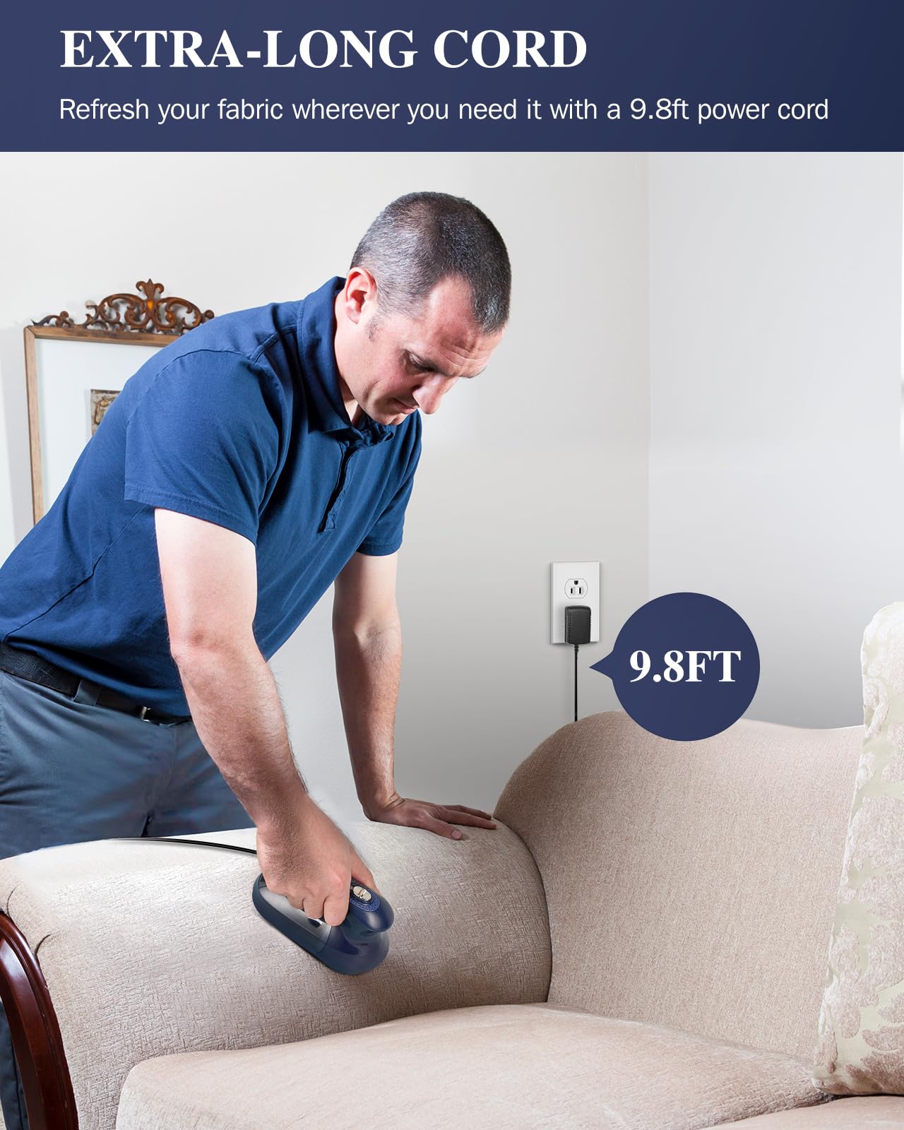 BEAUTURAL Fabric Shaver and Lint Remover, Sweater Defuzzer with 2-Speeds, 2 Replaceable Stainless Steel Blades, Battery Operated, Remove Clothes Fuzz, Lint Balls, Pills, Bobbles Gray LukkyDeals