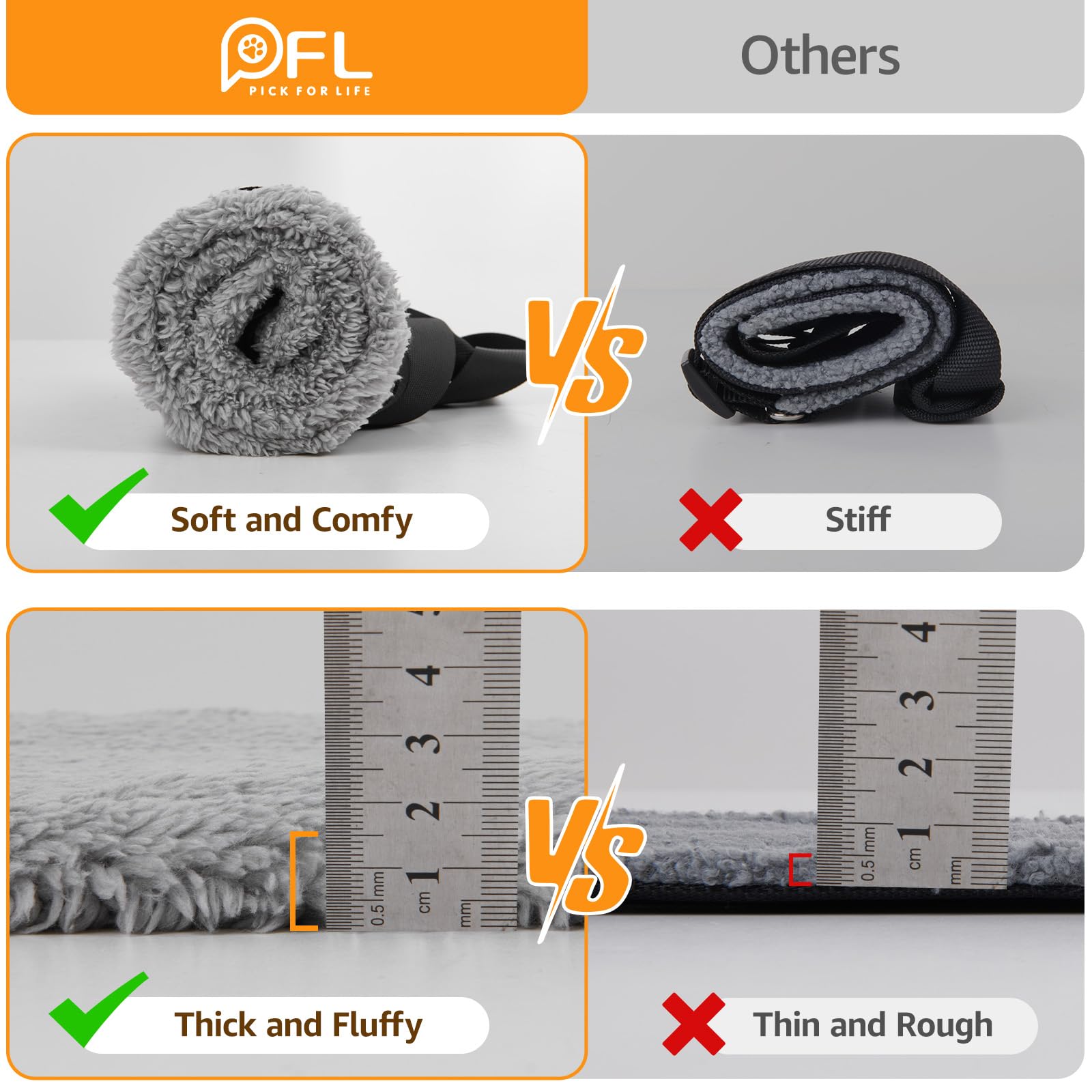 Adjustable Dog Lift Harness Dog Sling for Large Dogs Hind Leg Support Soft Lift Support and Rehab Harness for Weak Rear Legs, Helps Senior, Injured, Disabled and After ACL Surgery Dogs Large LukkyDeals