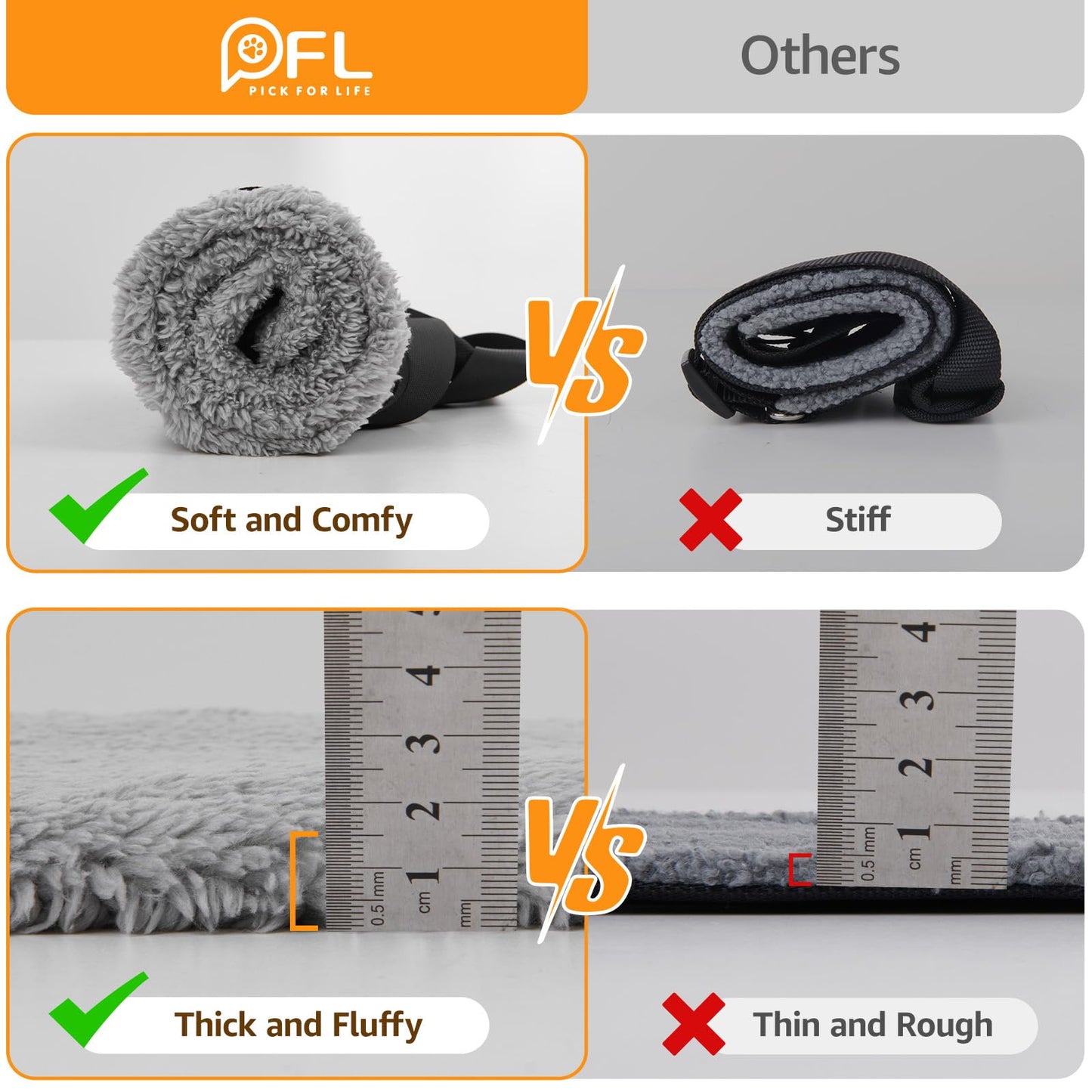 Adjustable Dog Lift Harness Dog Sling for Large Dogs Hind Leg Support Soft Lift Support and Rehab Harness for Weak Rear Legs, Helps Senior, Injured, Disabled and After ACL Surgery Dogs Large LukkyDeals