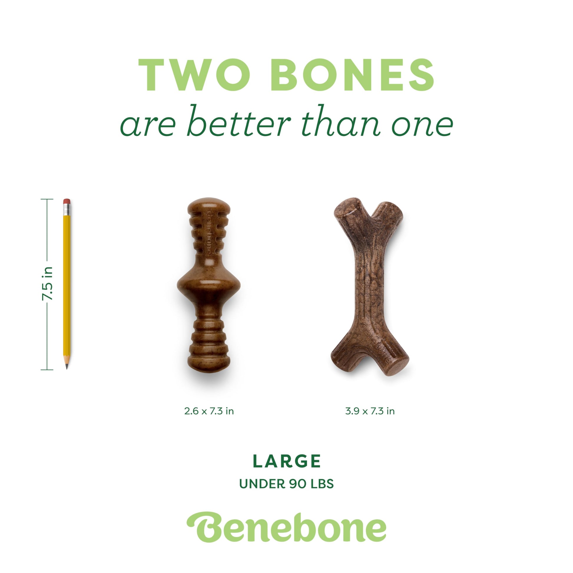 Benebone Medium 4-Pack Dog Chew Toys LukkyDeals