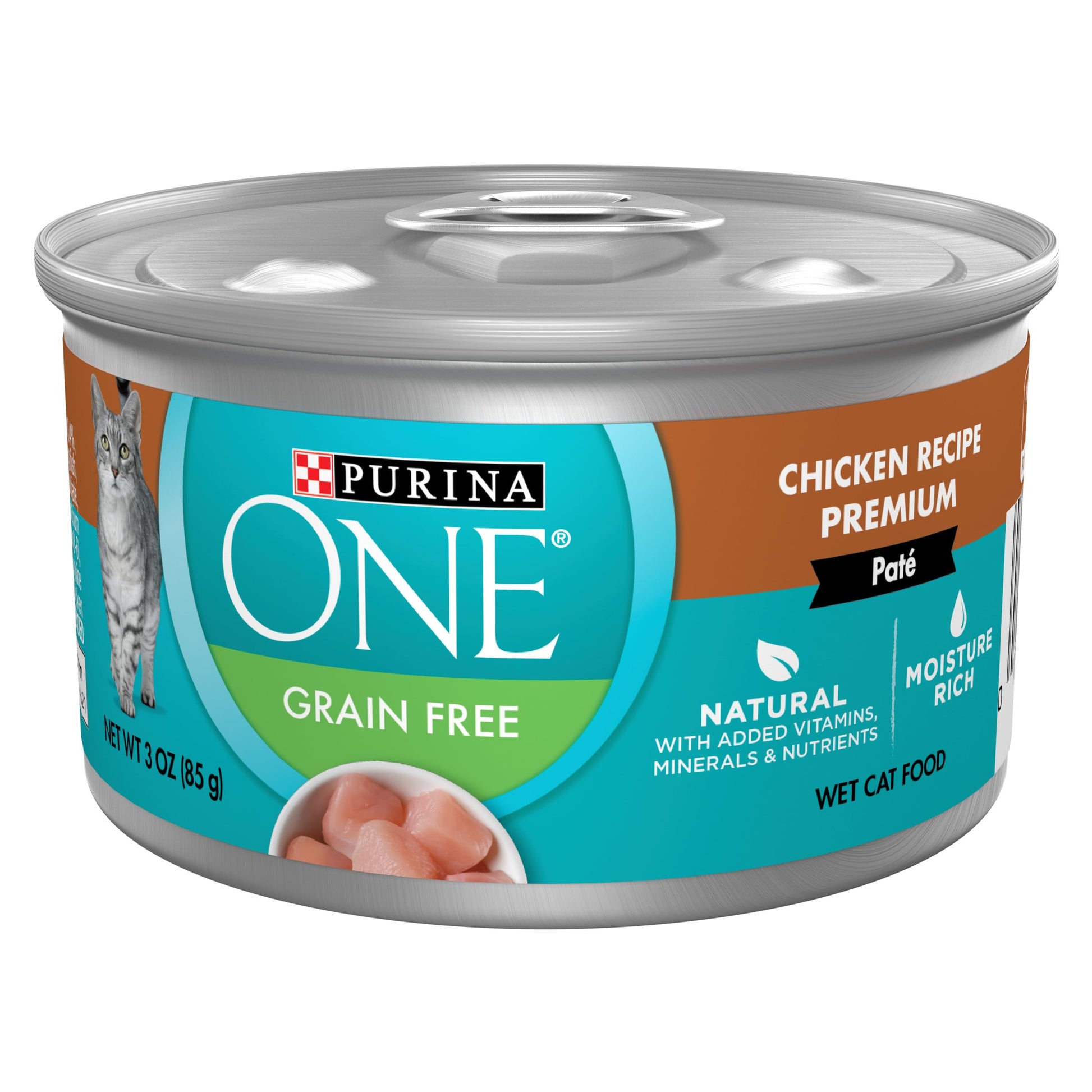 Purina ONE High Protein, Grain Free Pate Wet Cat Food Variety Pack, Grain Free Formula - (Pack of 24) 3 oz. Cans LukkyDeals