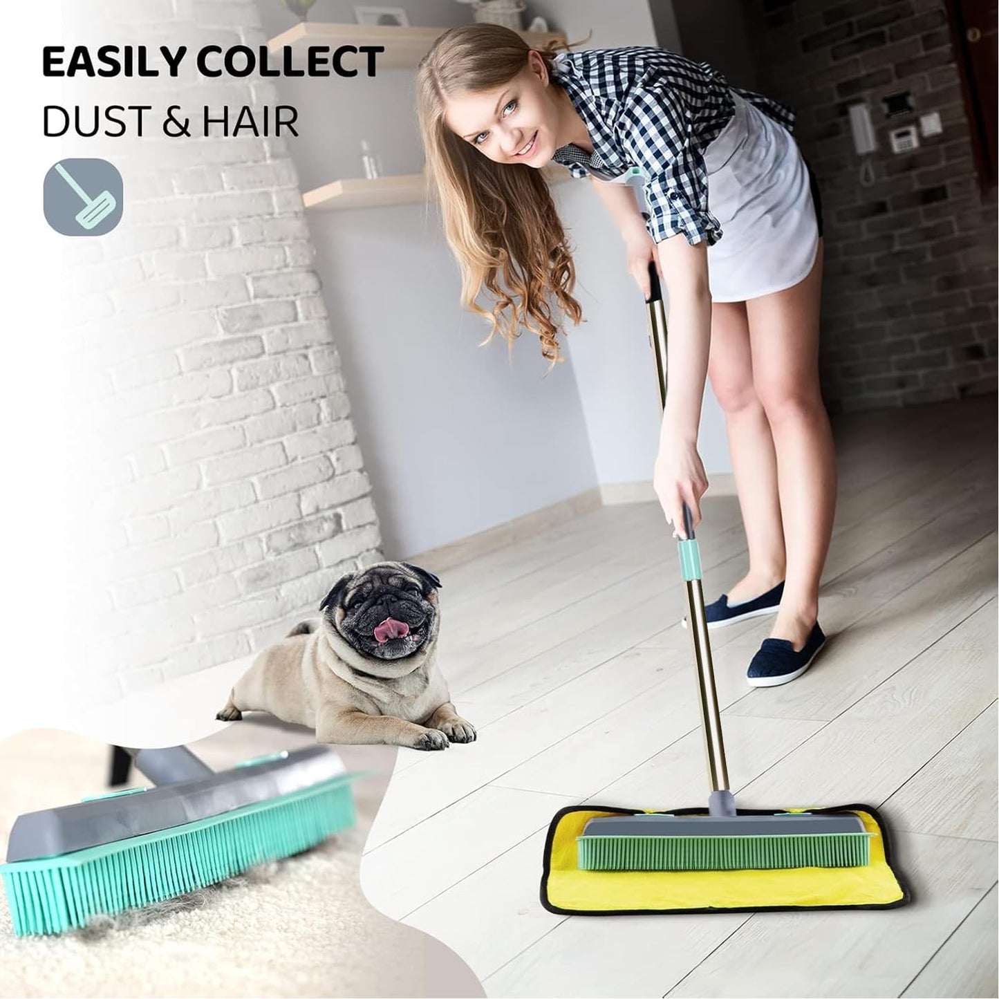Magic Pet Hair Broom & Brush LukkyDeals