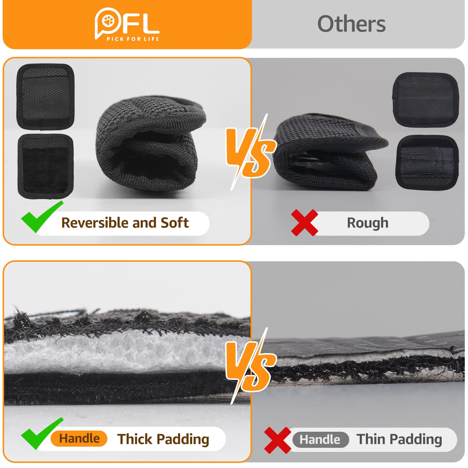 Adjustable Dog Lift Harness Dog Sling for Large Dogs Hind Leg Support Soft Lift Support and Rehab Harness for Weak Rear Legs, Helps Senior, Injured, Disabled and After ACL Surgery Dogs Large LukkyDeals