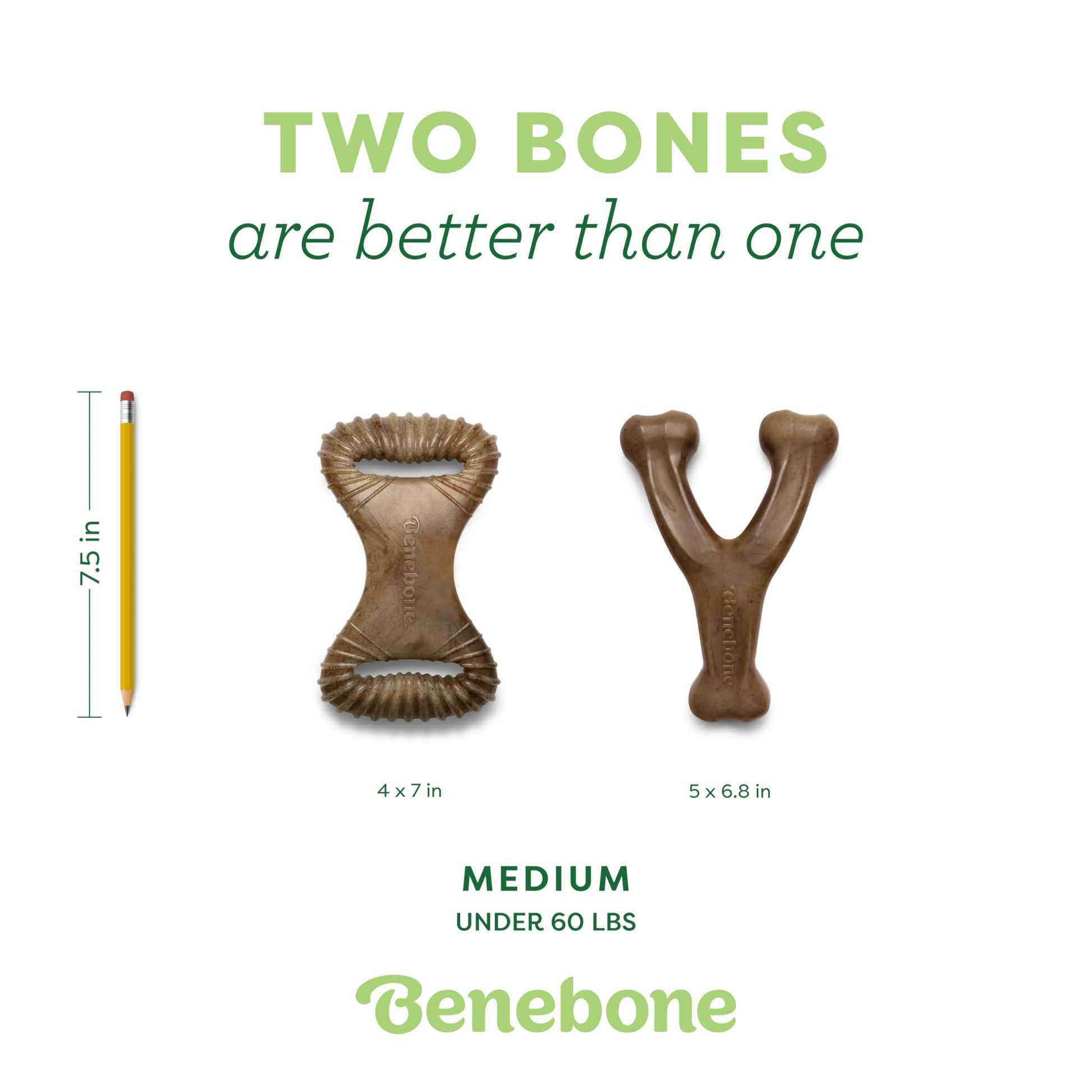 Benebone Medium 4-Pack Dog Chew Toys LukkyDeals