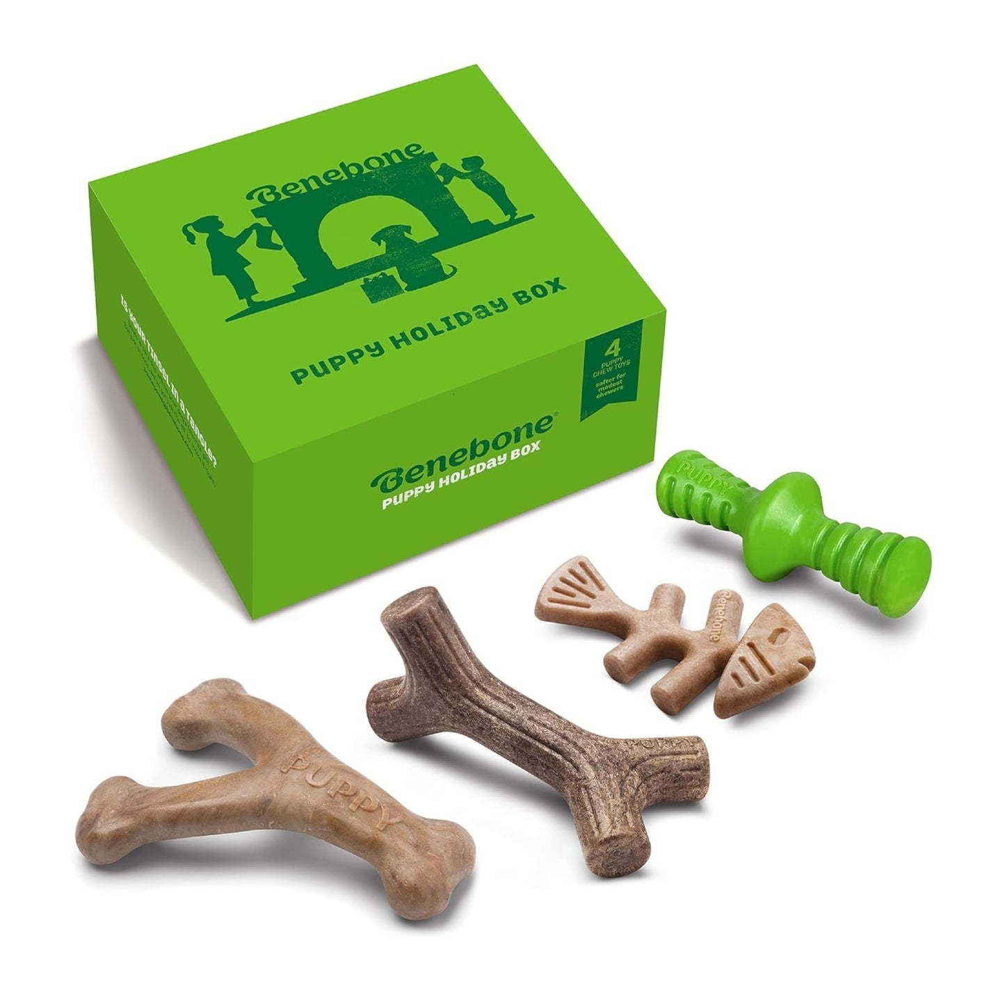 Benebone Medium 4-Pack Dog Chew Toys LukkyDeals