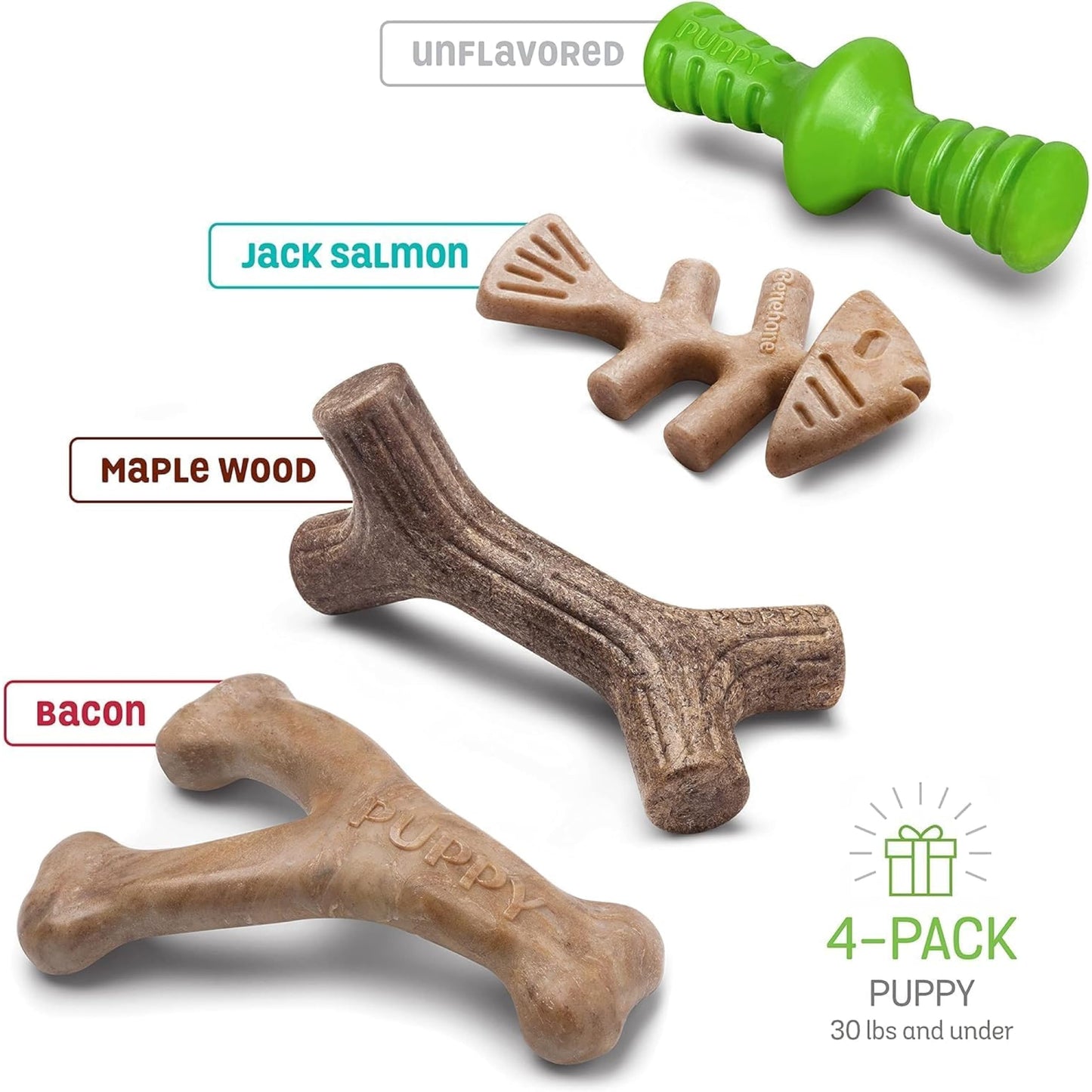 Benebone Medium 4-Pack Dog Chew Toys LukkyDeals