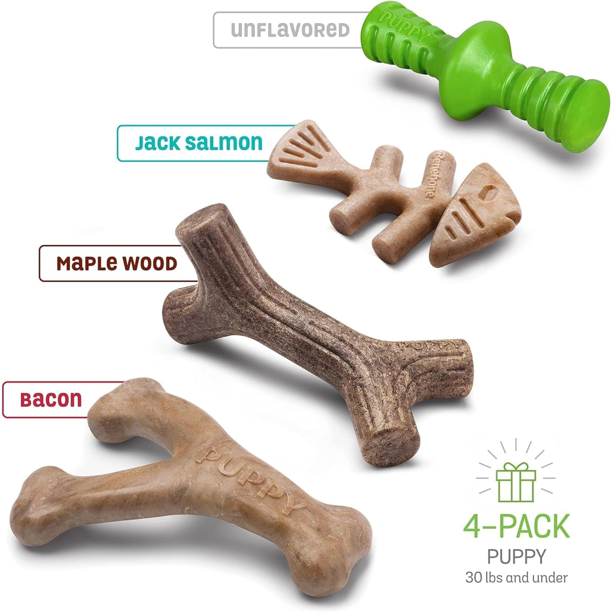 Benebone Medium 4-Pack Dog Chew Toys LukkyDeals
