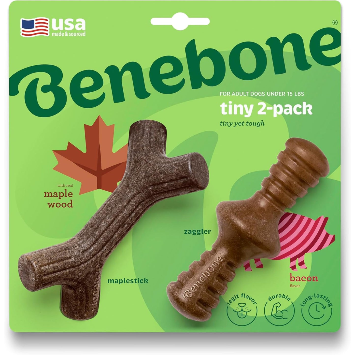 Benebone Medium 4-Pack Dog Chew Toys LukkyDeals