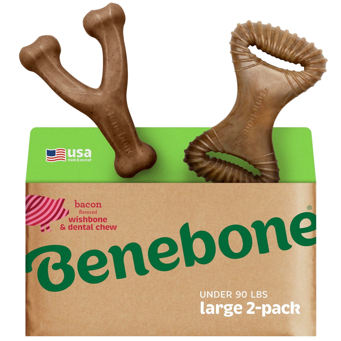 Benebone Medium 4-Pack Dog Chew Toys LukkyDeals