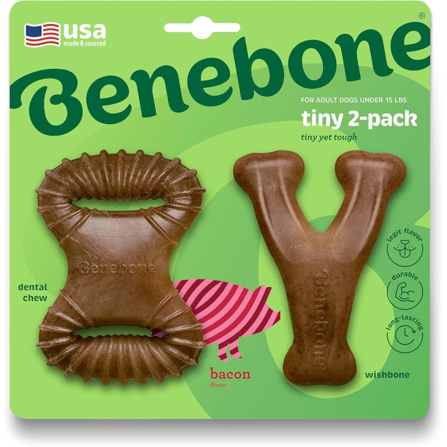 Benebone Medium 4-Pack Dog Chew Toys LukkyDeals