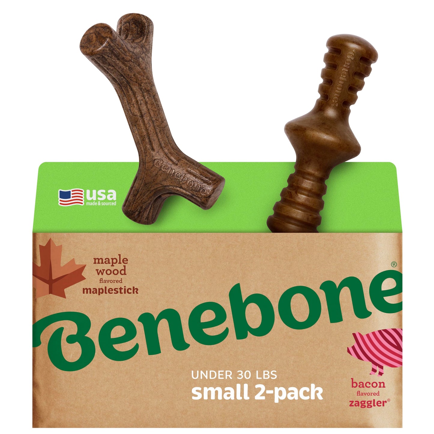 Benebone Medium 4-Pack Dog Chew Toys LukkyDeals