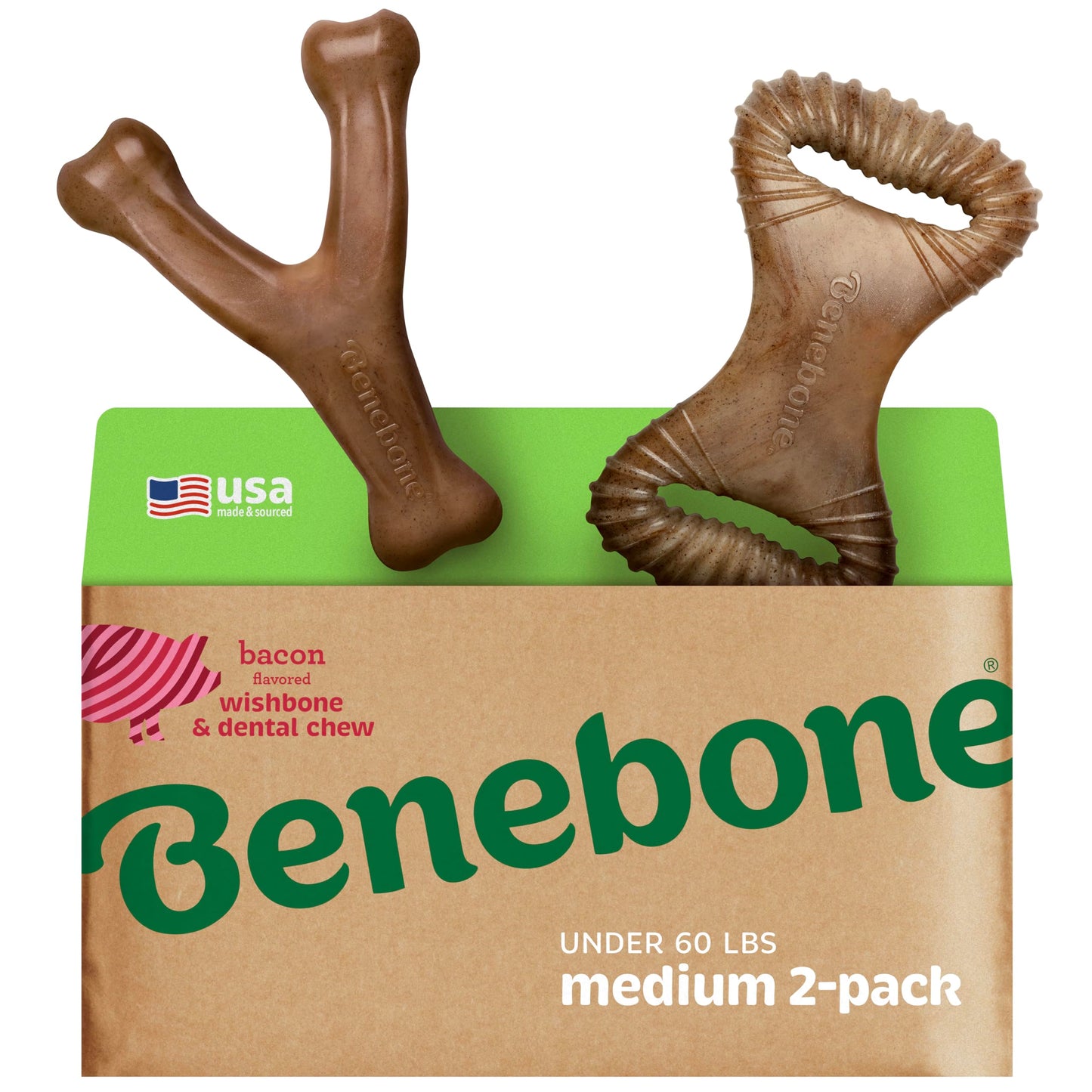 Benebone Medium 4-Pack Dog Chew Toys LukkyDeals