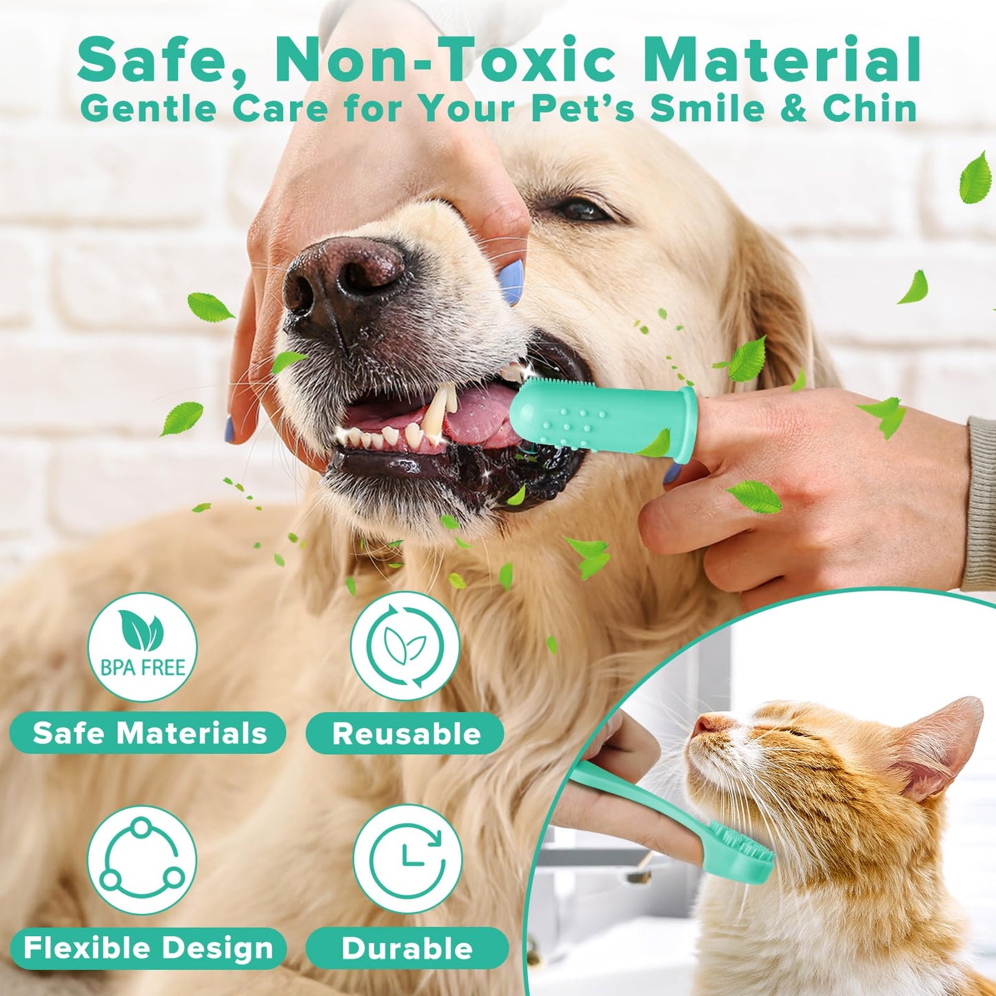 6PCS Pet Grooming Kit | Dog Washing Gloves | Dog Bath Brush | Dog Bath Gloves | Dog Shampoo Brush | Pet Grooming Gloves | Cat Bathing Supplies | Dog Bath Supplies (Navy Blue) LukkyDeals