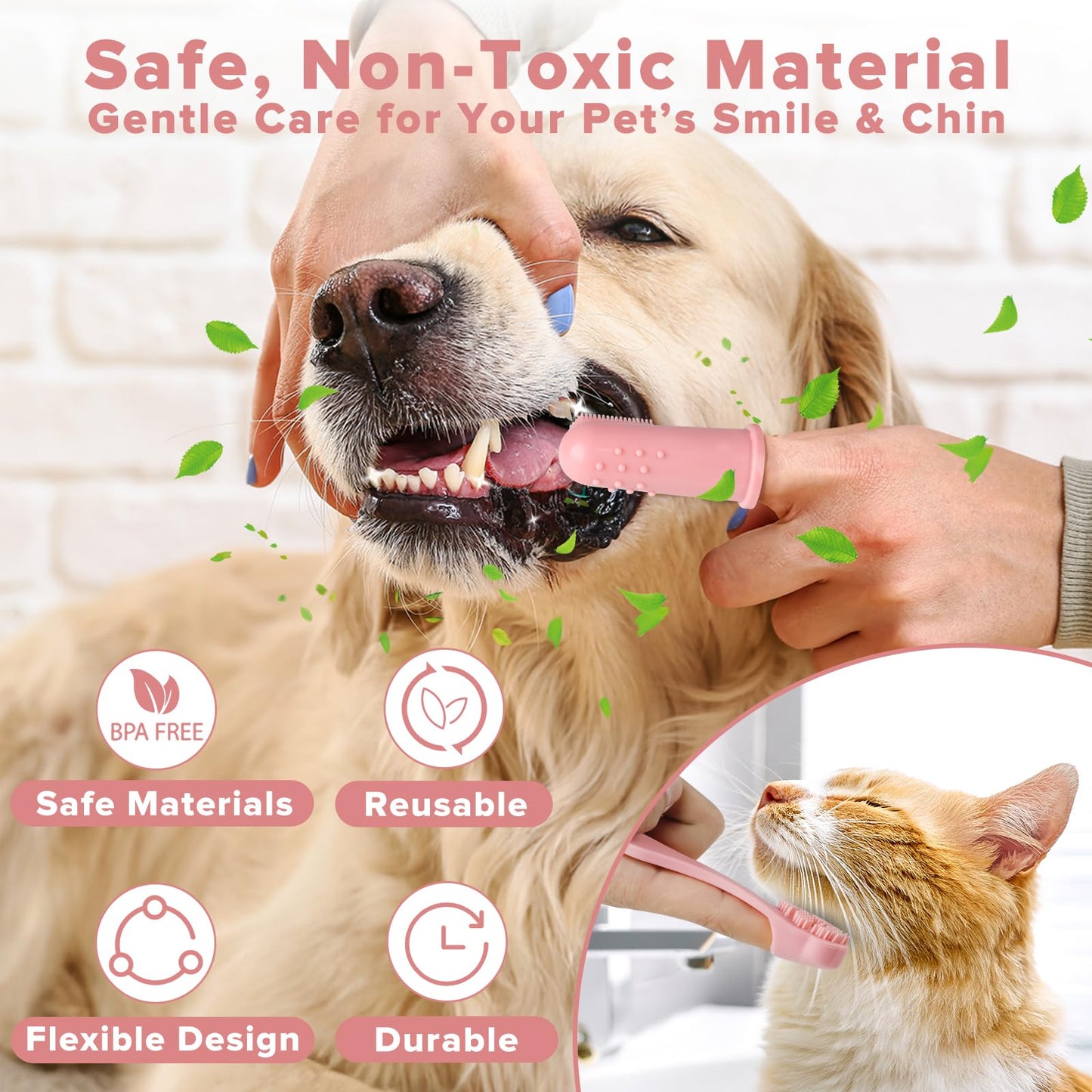 6PCS Pet Grooming Kit | Dog Washing Gloves | Dog Bath Brush | Dog Bath Gloves | Dog Shampoo Brush | Pet Grooming Gloves | Cat Bathing Supplies | Dog Bath Supplies (Navy Blue) LukkyDeals