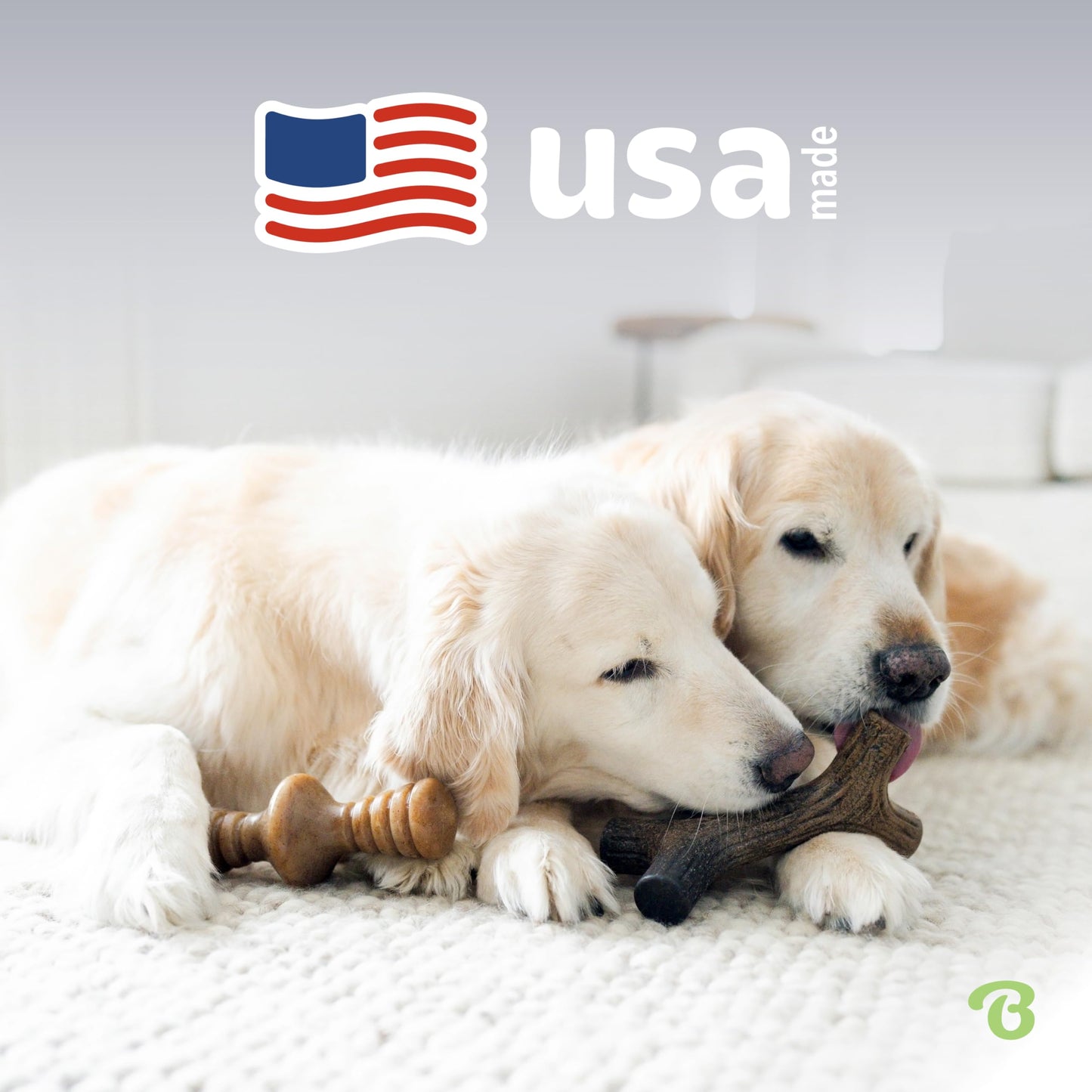 Benebone Medium 4-Pack Dog Chew Toys LukkyDeals