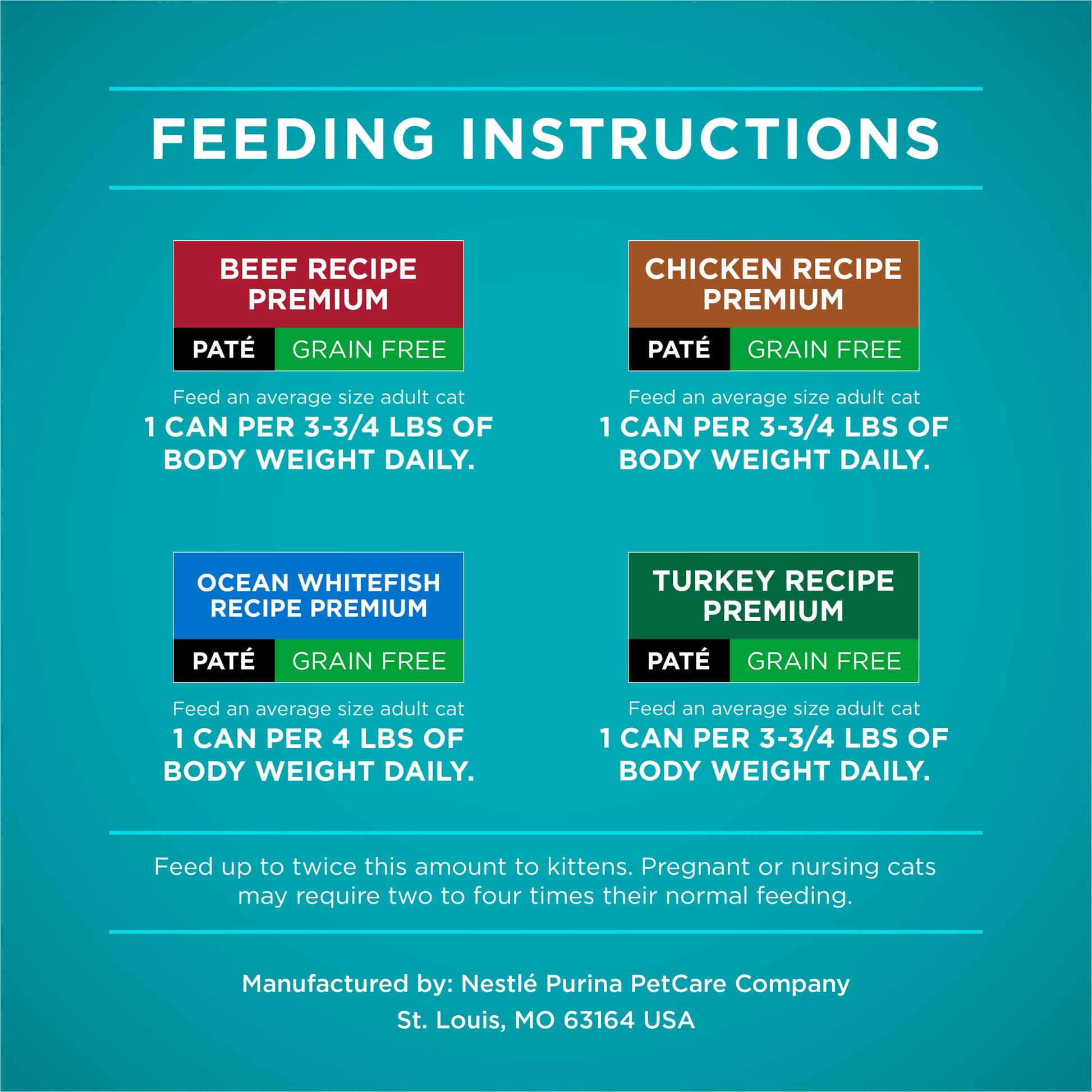 Purina ONE High Protein, Grain Free Pate Wet Cat Food Variety Pack, Grain Free Formula - (Pack of 24) 3 oz. Cans LukkyDeals