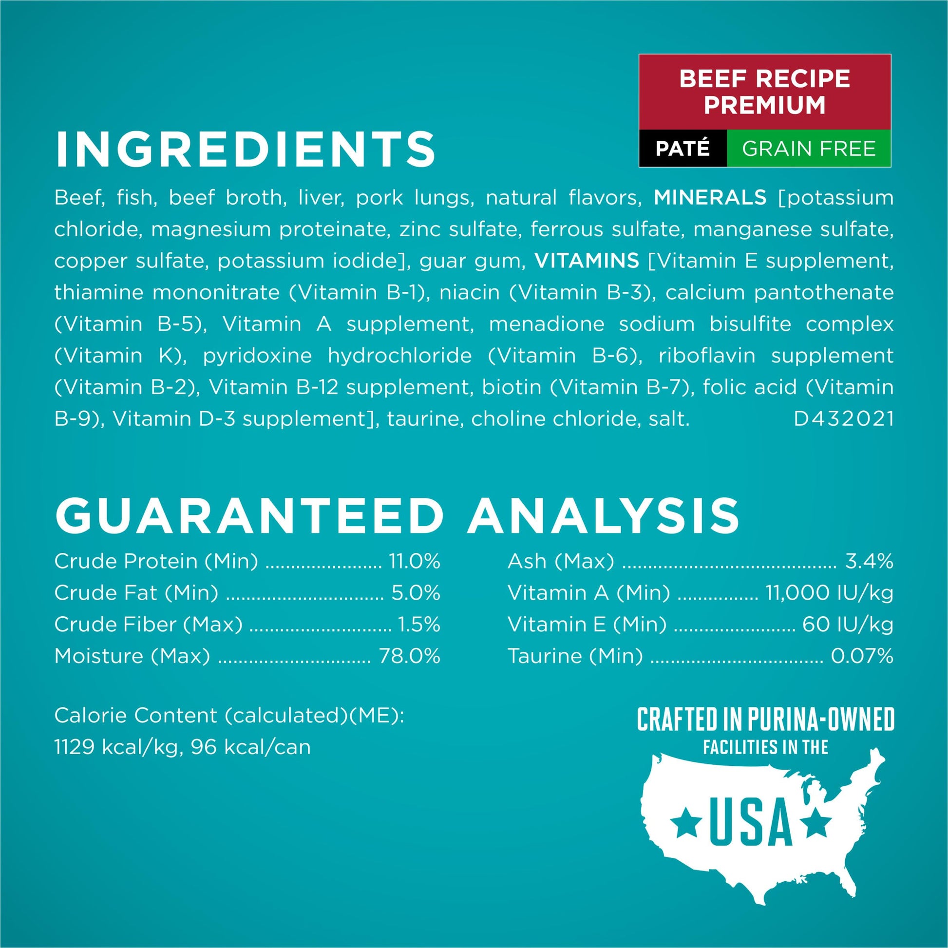 Purina ONE High Protein, Grain Free Pate Wet Cat Food Variety Pack, Grain Free Formula - (Pack of 24) 3 oz. Cans LukkyDeals