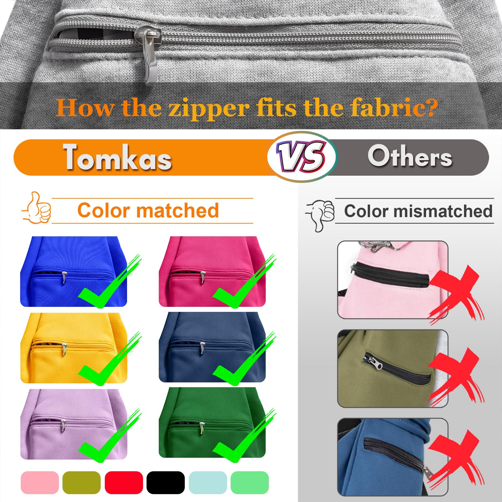 Tomkas Small Dog Sling Carrier - Adjustable Strap & Zip Pocket - Suitable for Puppies (Black) LukkyDeals