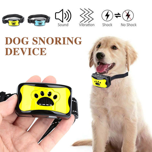 USB rechargeable anti-bark collar with intelligent bark recognition technology
