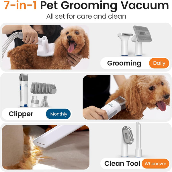 Pet Grooming Vacuum Kit