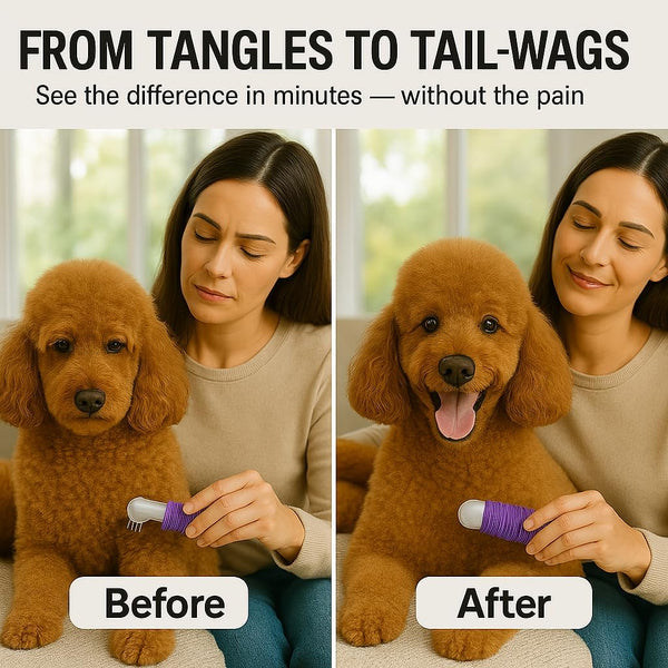 Gentle Fur Detangler Comb LukkyDeals