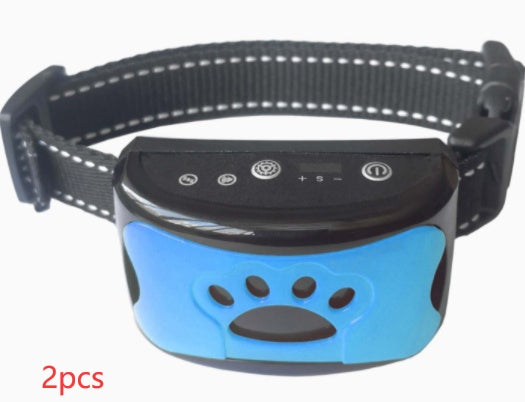 Weather-resistant anti-bark collar with multiple sensitivity levels for safe training