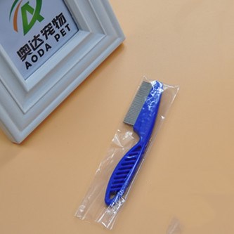 Fine tooth stainless steel needle flea comb