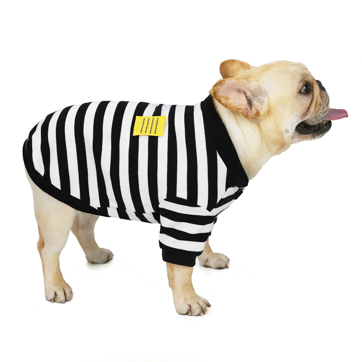 Law Fighting Fall Winter Coat Dog Clothes Clothing Striped Bullfighting Sweater