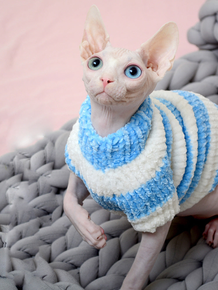 Hairless Cat Winter Thicken Warm Cotton Sweater