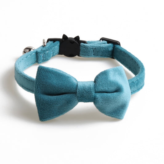 Velvet Pet Collars Bowknot Dog Collars