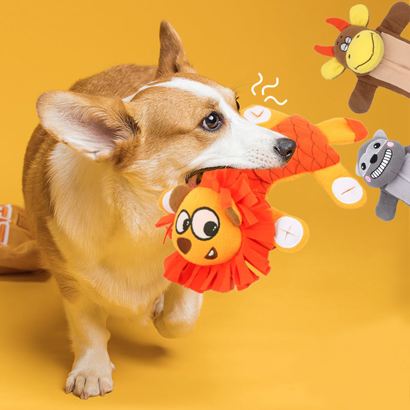 Dog Bites And Makes Noises Plush Toys