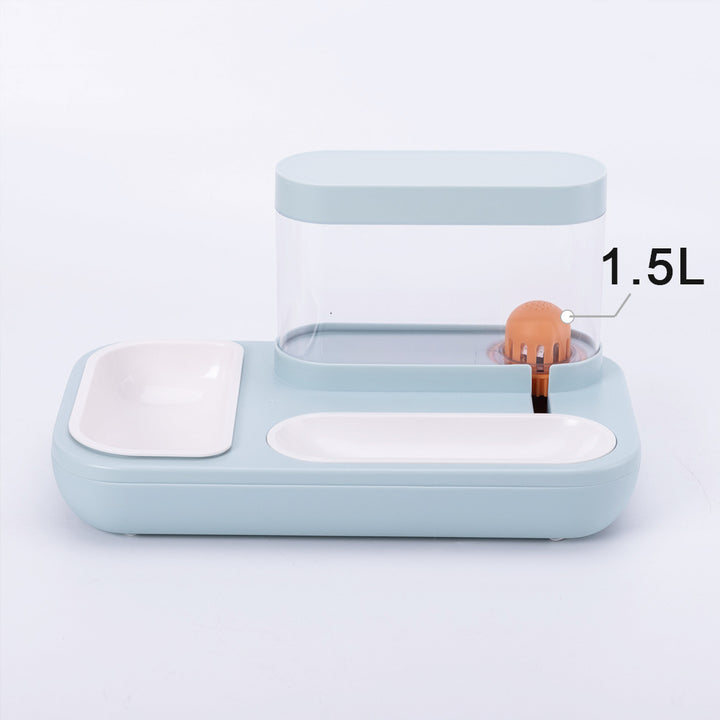 2-in-1 Pet Feeder Set with Automatic Water Dispenser