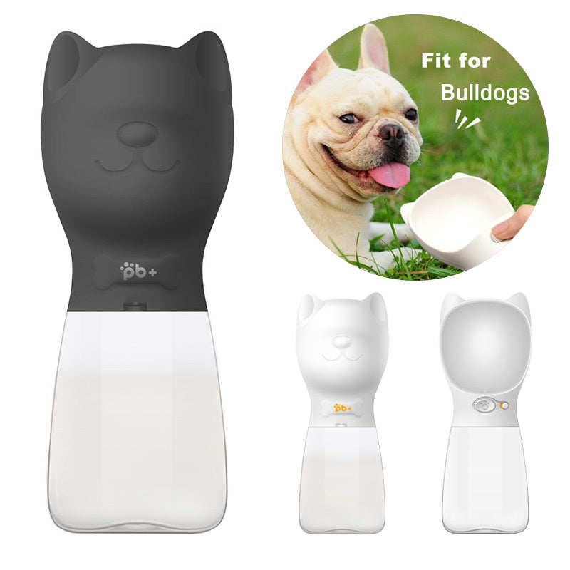 Pet Dog Drinker To Drink Water Outdoors And Feed Water Bottle Portable Accompanying Cup